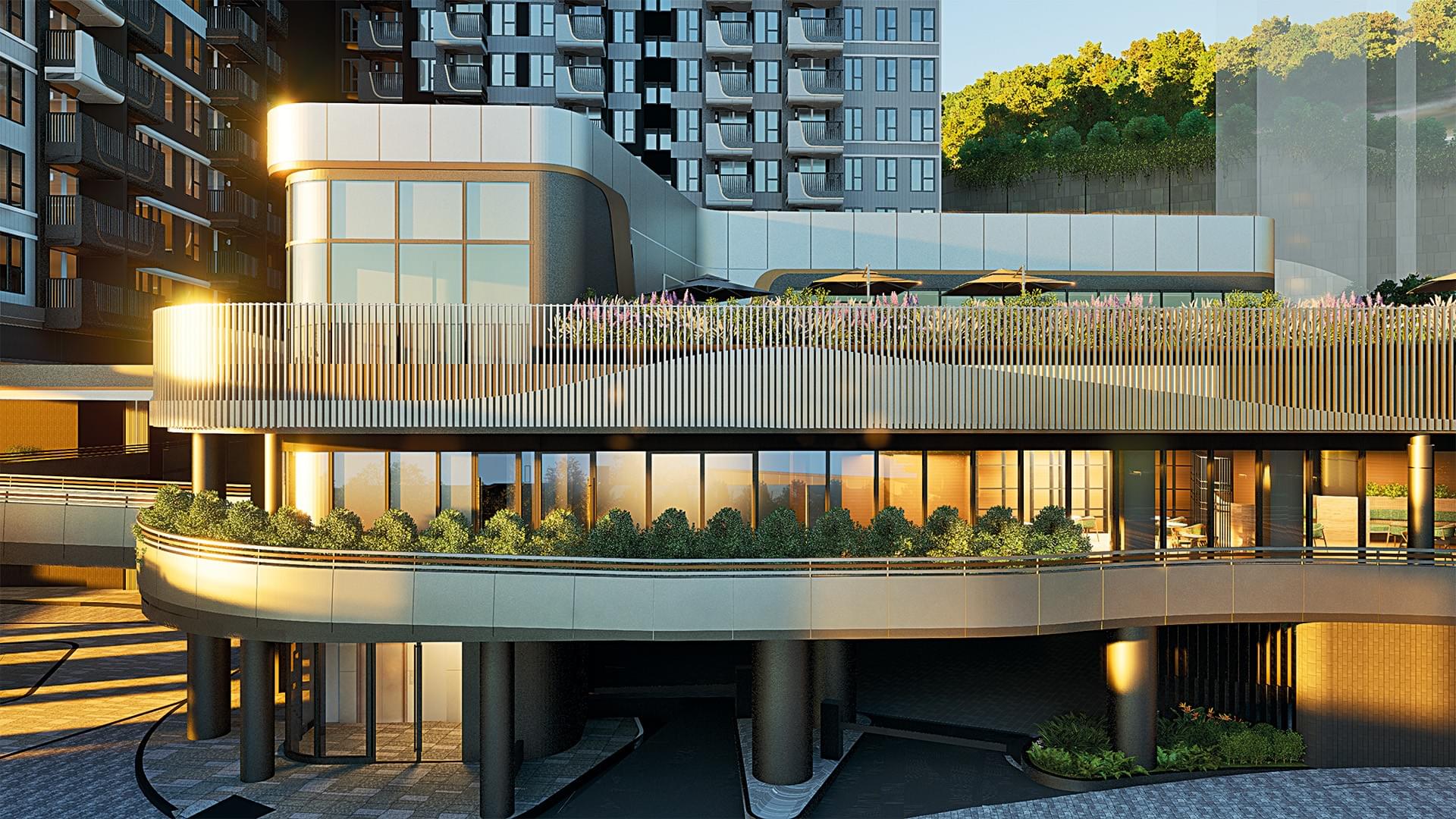 Le Mont 上然建築外觀效果圖